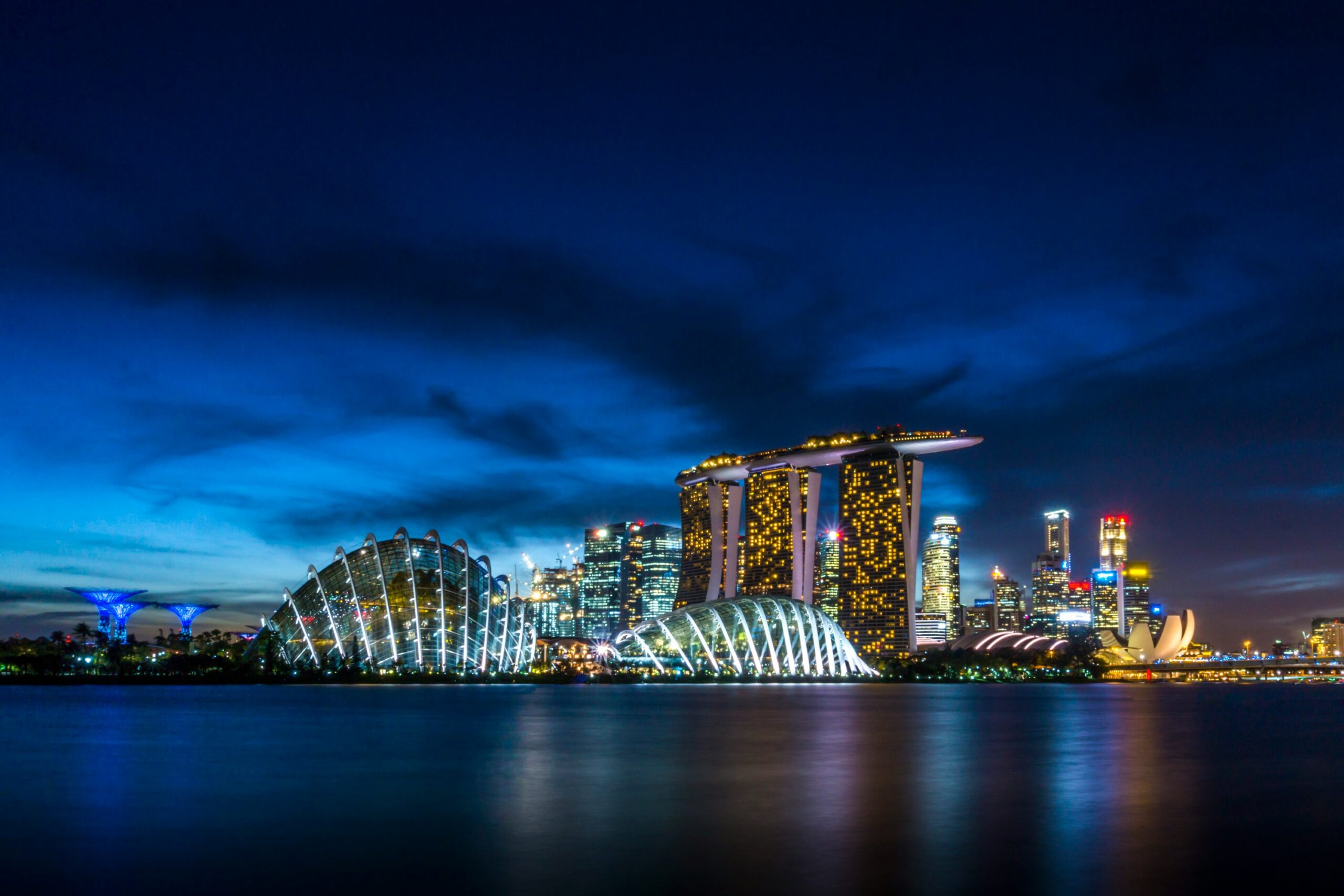 Marina Bay Sands SkyPark view during Singapore Malaysia tour