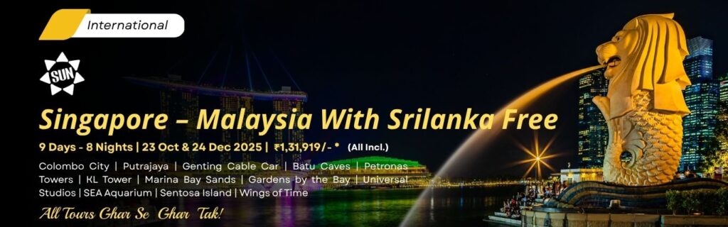 Singapore Malaysia srilanka tour packages