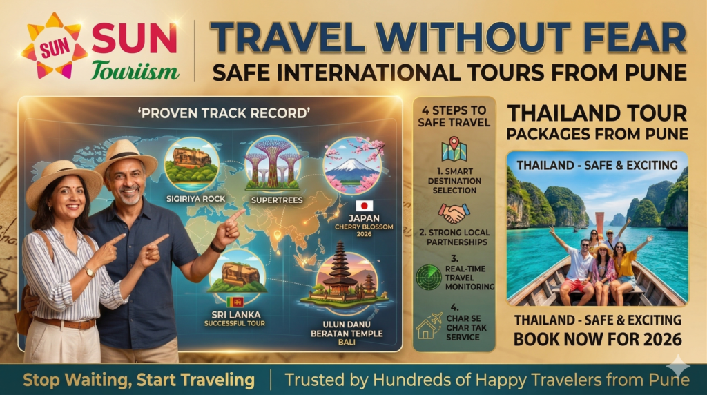 Thailand tour packages from Pune