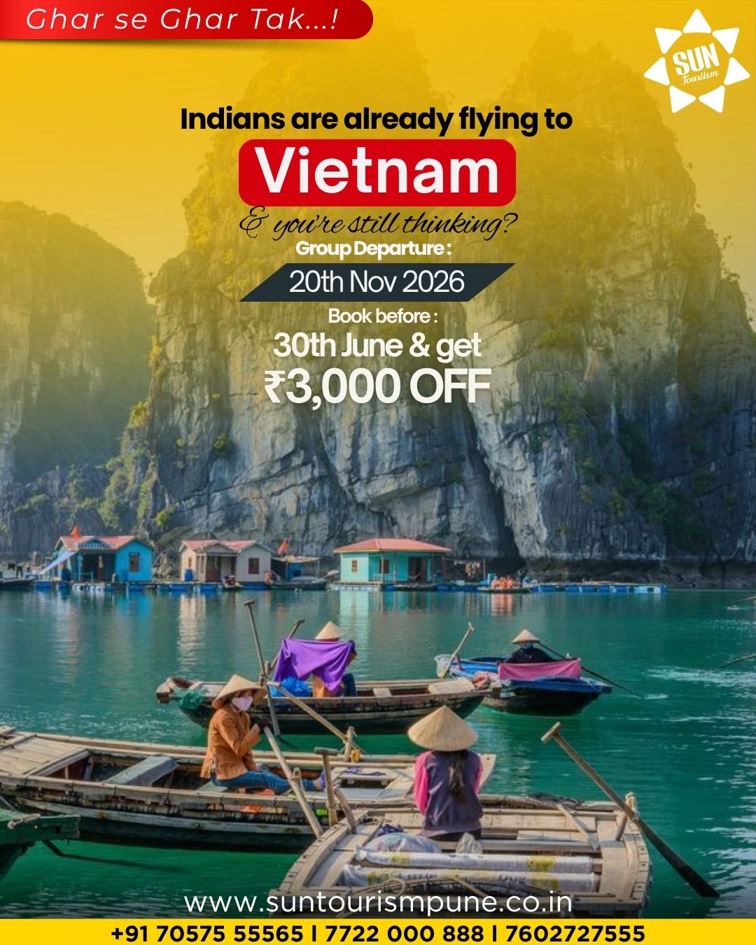 Vietnam tour packages from pune