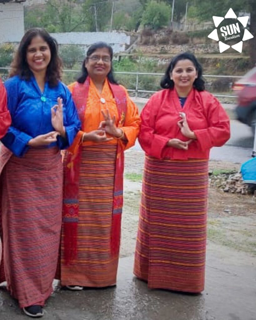 Women travelers enjoying exclusive ladies special group tours with Sun Tourism