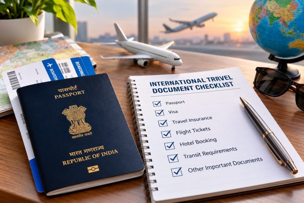 international travel document checklist